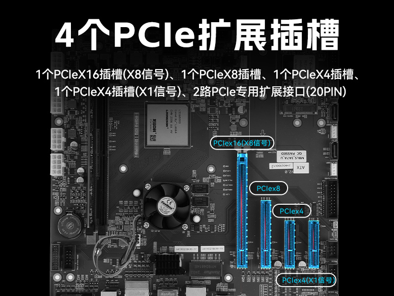 pa集团官网入口国产龙芯工控机,3A6000四核八线程工业主机,DT-61025-N3A6KMB