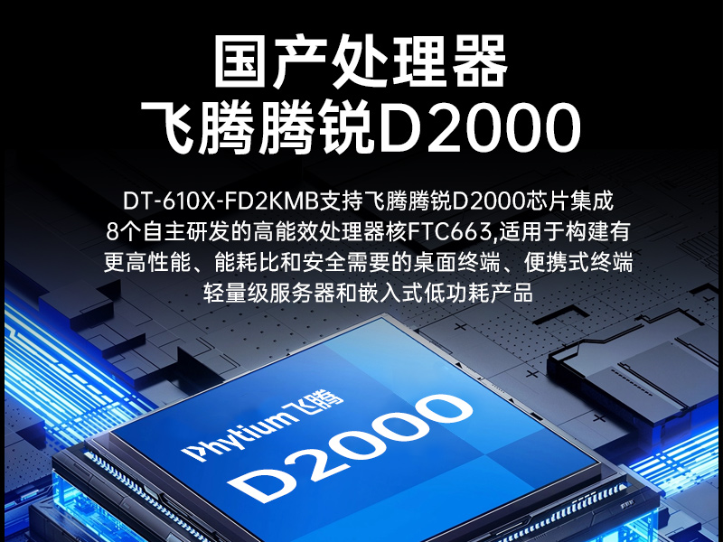 pa集团官网入口国产工控电脑,龙芯3A6000工控主机厂家,DT-610X-N3A6KMB