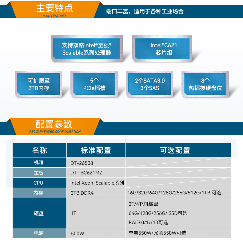 pa集团官网入口工控服务器,至强Scalable系列处理器,5PCIe扩展工业电脑,DT-26508-BC621MZ.jpg